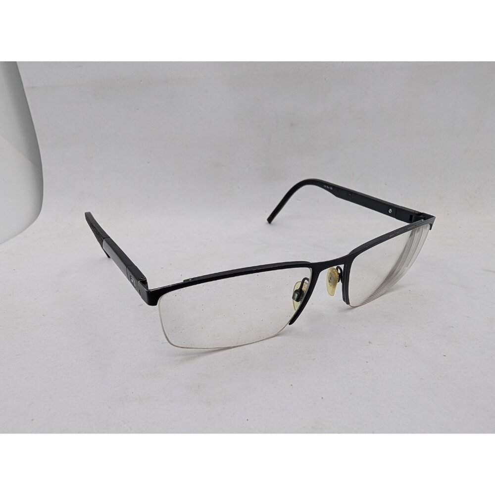 Tonmy Hilfiger Eyeglasses Frames 54-17-145 Black Logo Read Description